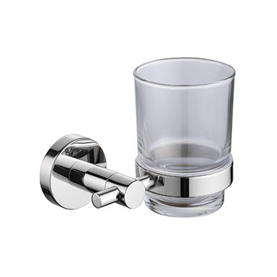 Toothbrush Holder - Skye Bathroom Accessory Premium Range in Polished Stainless Steel, (L) 11.5cm | (W) 9.0cm | (H) 9.5cm