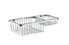 Caddy Combo - Universal, Bathroom Accessory Bodie Range, Polished Chrome, (L) 24.8cm | (W) 12.0cm | (H) 6.0cm