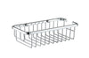Square Caddy - Universal, Bathroom Accessory Bodie Range, Polished Chrome, (L) 25.8cm | (W) 12.8cm | (H) 6.0cm