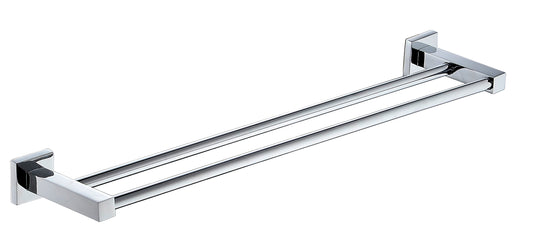 Double Towel Rail 700mm - Aria Bathroom Accessory Bodie Range, Polished Chrome