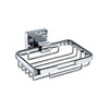 Soap Basket - Aria Bathroom Accessory Bodie Range, Polished Chrome, (L) 13.0cm | (W) 12.0cm | (H) 4.5cm