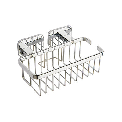 Soap Basket/Caddy - Eclipse, Bathroom Accessory Bodie Range, Polished Chrome, (L) 25cm | (W) 15cm | (H) 12cm