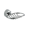 Soap Basket - Designer, Bathroom Accessory Bodie Range, Polished Chrome, (L) 13cm | (W) 12cm | (H) 5cm