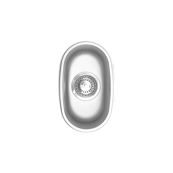 Franke CUB 130 Stainless Steel Undermount Kitchen Sink 190 x 310mm – Includes 90mm Waste