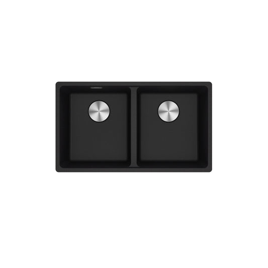 Franke Maris MRG620-35-35 Fragranite Black Single Bowl Sink 760 x 440mm – Inset, Includes 90mm Waste