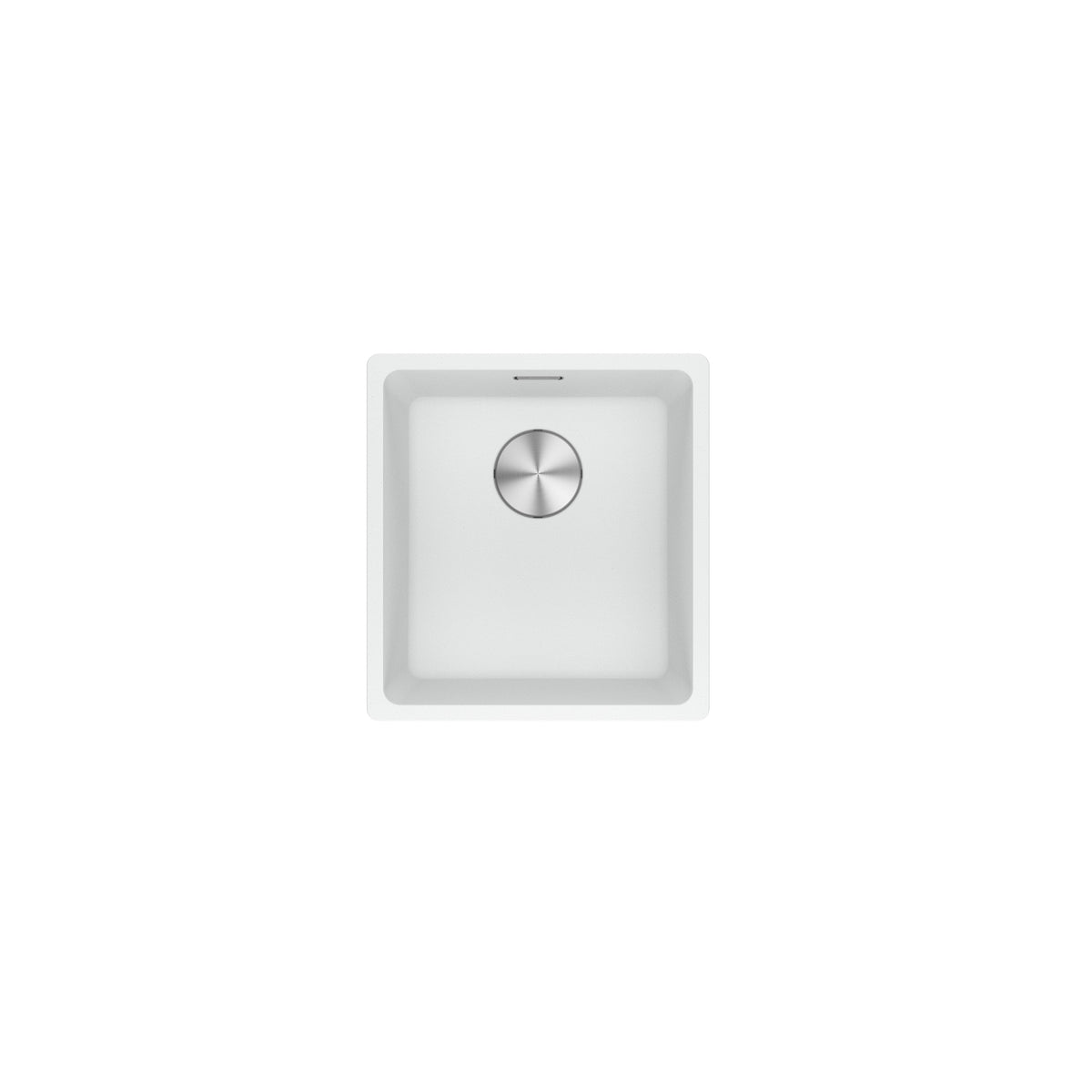 Franke Maris MRG610-37 Fragranite White Single Bowl Sink 410 x 440mm – Inset, Includes 90mm Waste