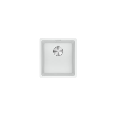 Franke Maris MRG610-37 Fragranite White Single Bowl Sink 410 x 440mm – Inset, Includes 90mm Waste