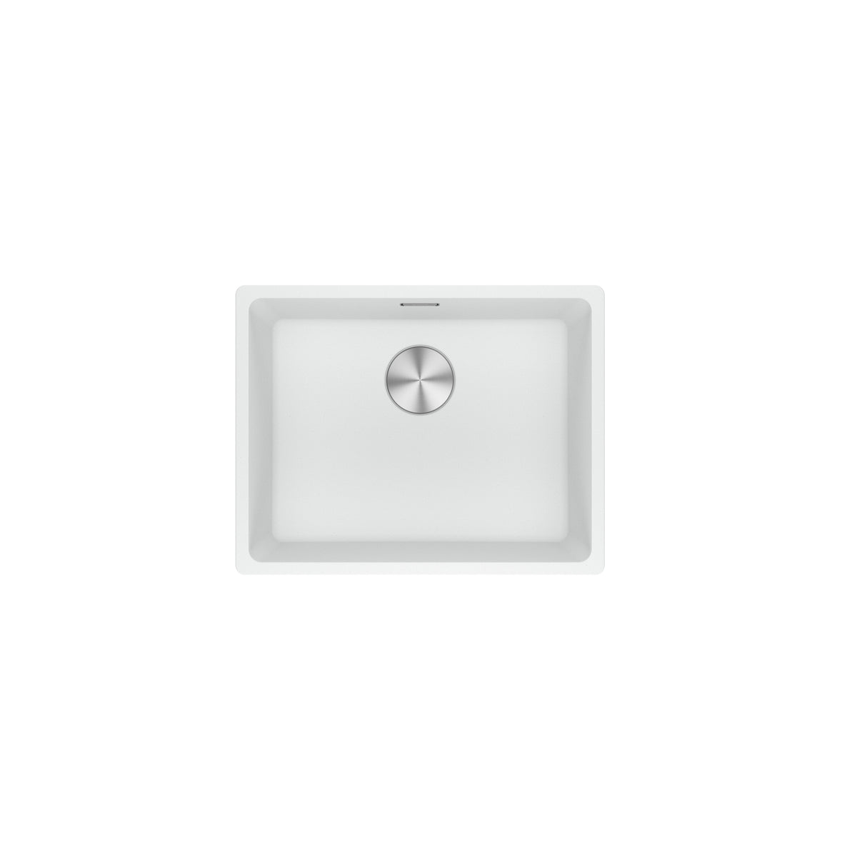 Franke Maris MRG610-52 Fragranite White Single Bowl Sink 560 x 440mm – Inset, Includes 90mm Waste