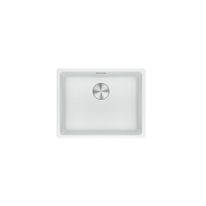Franke Maris MRG610-52 Fragranite White Single Bowl Sink 560 x 440mm – Inset, Includes 90mm Waste