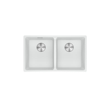 Franke Maris MRG620-35-35 Fragranite White Single Bowl Sink 760 x 440mm – Inset, Includes 90mm Waste