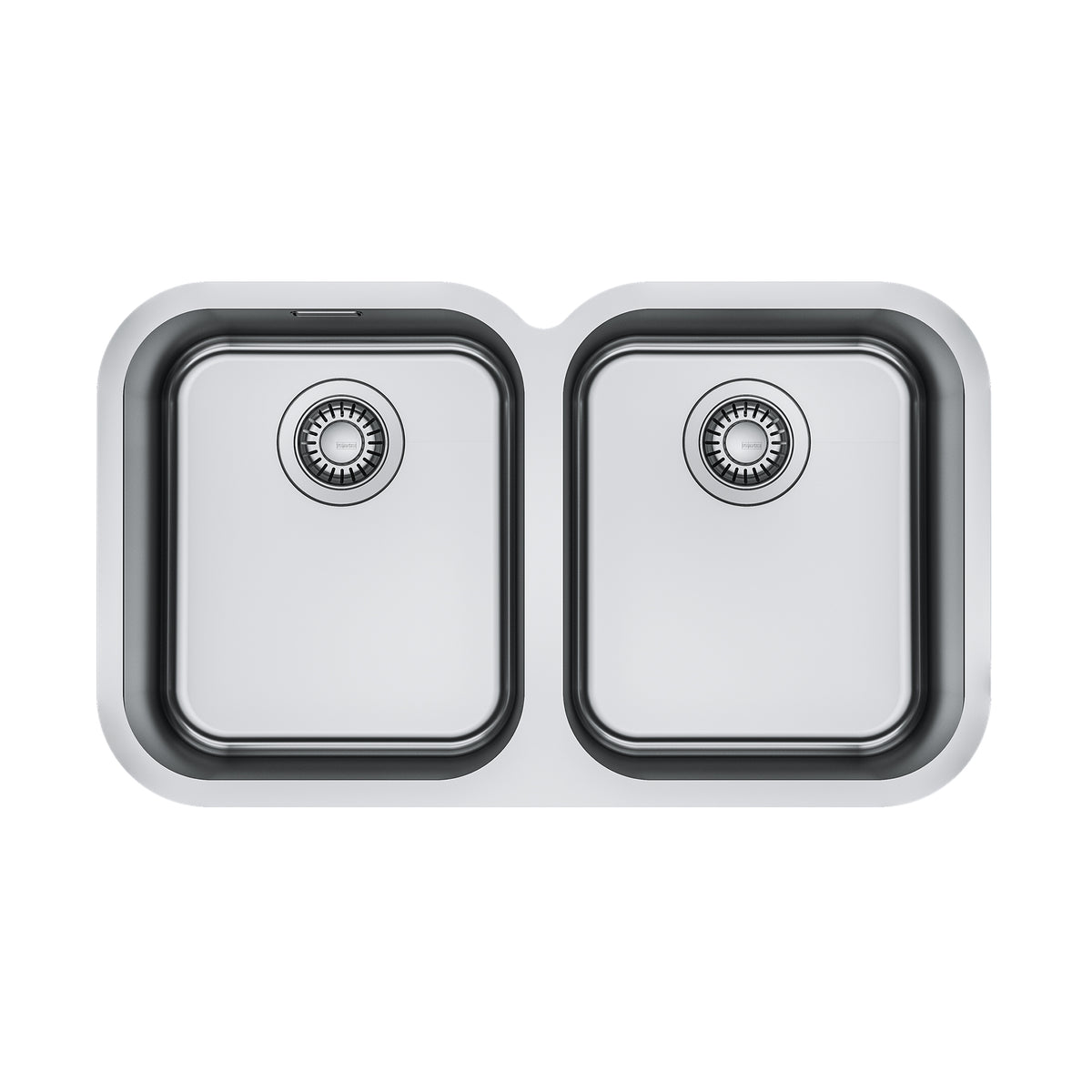 Franke Smart SRX120-34-34 Stainless Steel Undermount Kitchen Sink 762 x 446mm – Includes 90mm Waste with Overflow