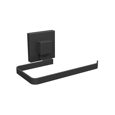 Toilet Paper Holder - Fusion Loc Bathroom Accessory Range, Black, (L) 14cm | (W) 10.5cm | (H) 6cm