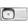 Sink - Single End Bowl, Sit-on, 915mmx460mm, 201 Grade Stainless Steel