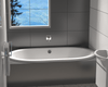 Bath Oval - Valencia Built In Bath, , (L) 180cm | (W) 95cm | (H) 47cm