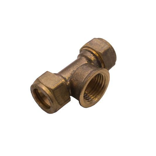 Compression Tee Reducer CxCxFI 22mmx22mmx1/2"