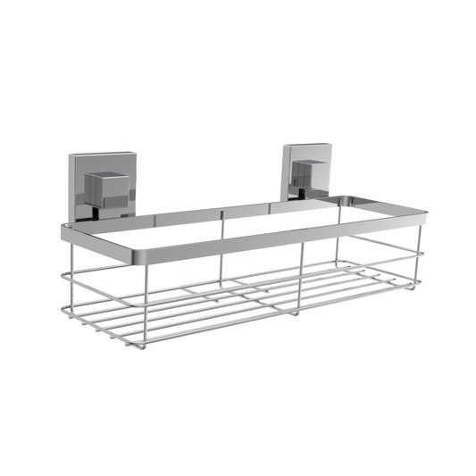 Shower Caddy - Fusion Loc Bathroom Accessory Range, Polished Chrome, (L) 33.5cm | (W) 11.5cm | (H) 8cm
