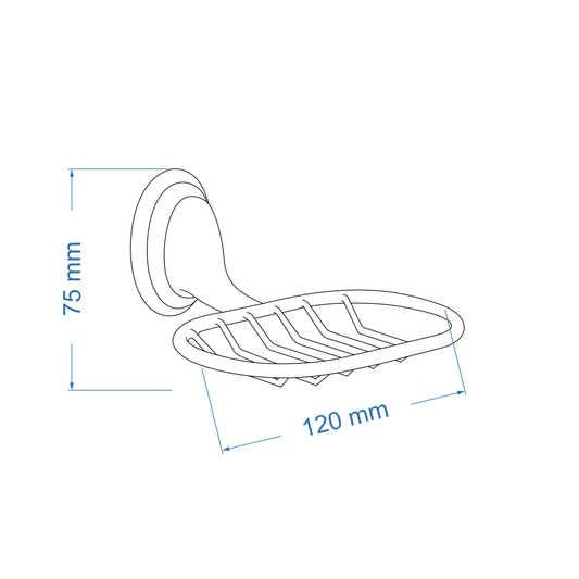 Soap Dish/Basket - Bay Bathroom Accessory Icon Conventional Range