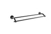 Double Towel Rail 600mm - Coal Bathroom Accessory Icon Premium Range in Black