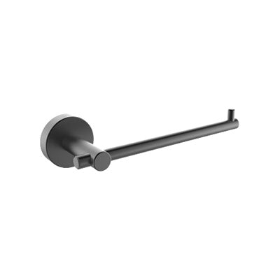 Toilet Paper Holder - Coal Bathroom Accessory Icon Premium Range in Black, (L) 16.0cm | (W) 7.5cm | (H) 5.0cm