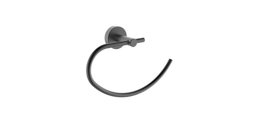 Towel Ring - Coal Bathroom Accessory Icon Premium Range in Black