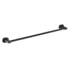 Single Towel Rail 600mm - Raven Bathroom Accessory Icon Conventional Range in Black