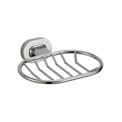 Soap Dish/Basket - Raven Bathroom Accessory Icon Conventional Range, (L) 12.5cm | (W) 12.2cm | (H) 4.3cm