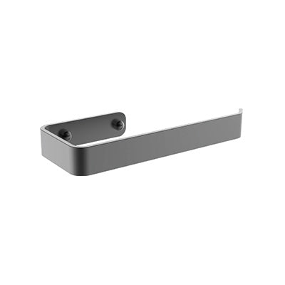 Towel Ring - Ash Bathroom Accessory Icon Premium Range in Black, (L) 25.0cm | (W) 9.0cm | (H) 3.0cm