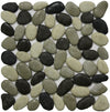 Mosaic Reconstituted Stone - Pebble, Black River, 300x300