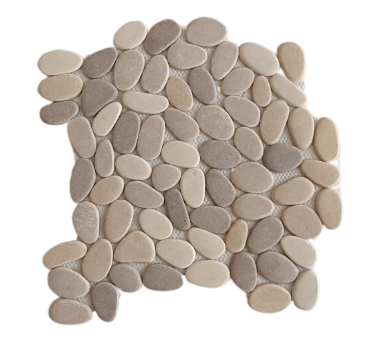 Mosaic Reconstituted Stone - Flat Pebble, Florence, 300x300