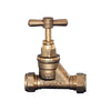 Stop Tap - Brass, CxC, 3/4