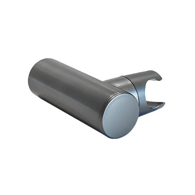 Wall Bracket for Handshower - Round Brushed Gun Metal Finish