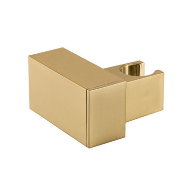 Wall Bracket for Handshower - Square, Brushed Gold Finish