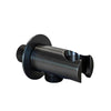 Wall Bracket for Handshower - Includes Outlet, Round, Matt Black Finish