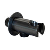 Wall Bracket for Handshower - Includes Outlet, Round, Matt Black Finish