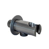 Wall Bracket for Handshower - Includes Outlet, Round Brushed Gun Metal Finish