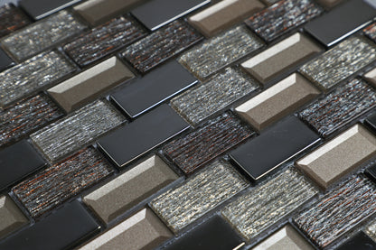 Mosaic Glass - Metro, Galaxy Brick, 300x300 - 48mm