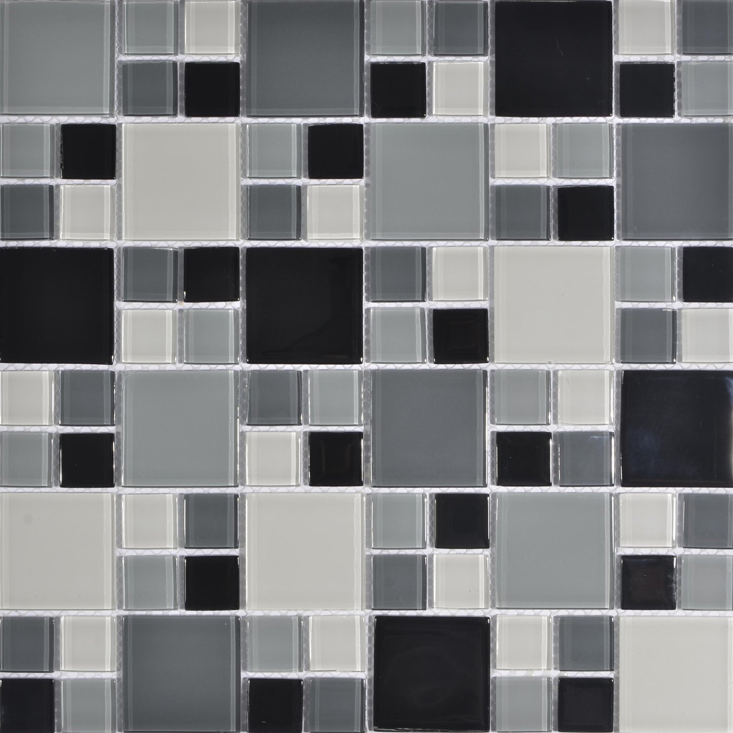 Mosaic Glass - Gloss, Square, Caspian, 300x300 - 48mm