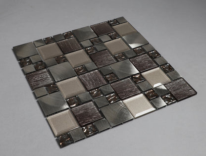 Mosaic Glass - Gloss, Square, Saturn, 300x300