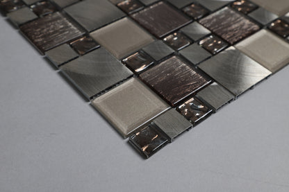 Mosaic Glass - Gloss, Square, Saturn, 300x300