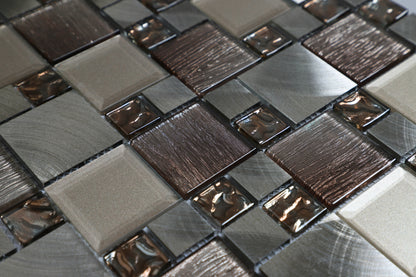 Mosaic Glass - Gloss, Square, Saturn, 300x300