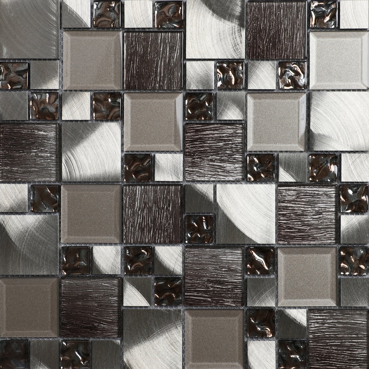 Mosaic Glass - Gloss, Square, Saturn, 300x300