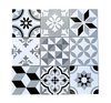 Tile Deco - Monochrome, 13 Unique Tiles, 200x200mm (Box of 30, 1.2 SQM)