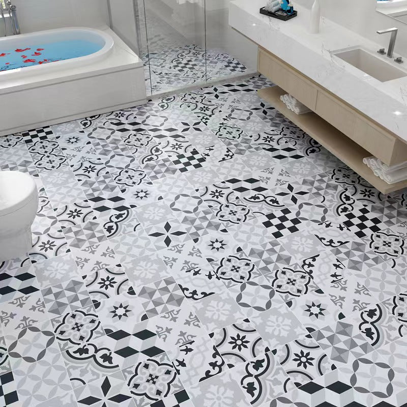 Tile Deco - Monochrome, 13 Unique Tiles, 200x200mm (Box of 30, 1.2 SQM)