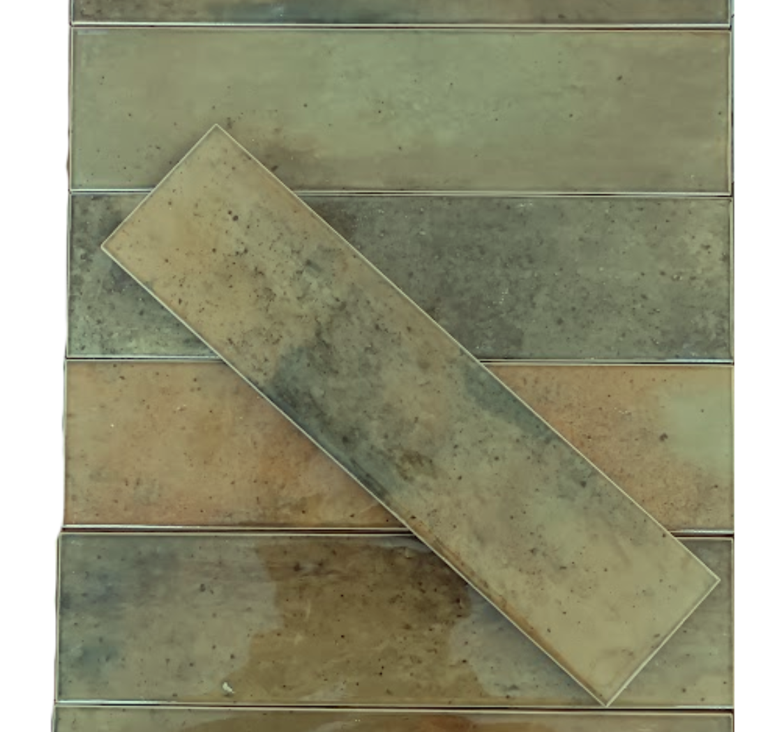 Tile Subway - Gloss, Horizon Olive, 300x75mm (Box of 44, 1.1 SQM)