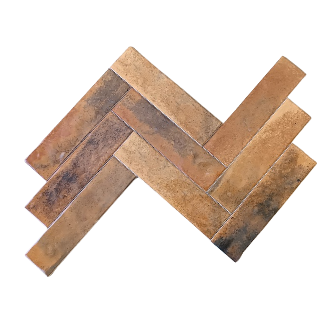 Tile Subway - Gloss, Horizon Rust, 300x75mm (Box of 44, 1.1 SQM)
