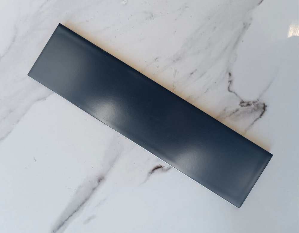 Tile Subway - Matt, Petrol Blue Pastel, 300x75mm (Box of 44, 1 SQM)