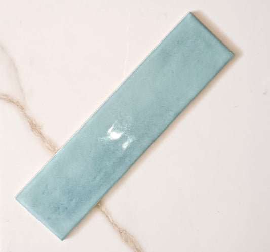 Tile Subway - Gloss, Aquamarine, 300 - 75mm (Box of 50, 1.1 SQM)