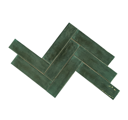 Tile Subway - Gloss, Sea Green, 300 - 75mm (Box of 50, 1.1 SQM)