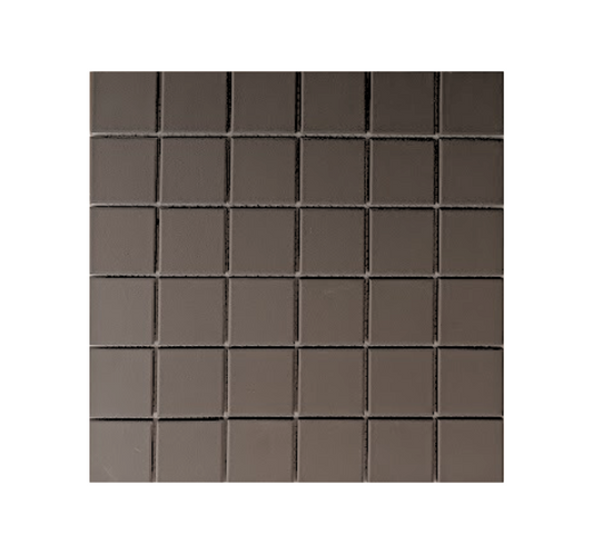 Mosaic Porcelain - Un-Glazed, Full Bodied Porcelain, Anti-Slip, Storm Grey, 48mm