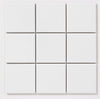 Mosaic Porcelain - Glazed, Square, White, Matt, Large, 300x300 - 97mm